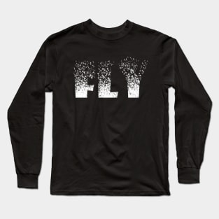 Fly (dark background) Long Sleeve T-Shirt